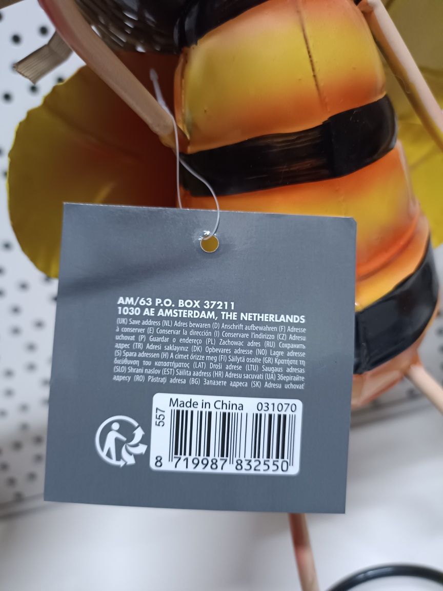 Figurki metalowe pszczółki