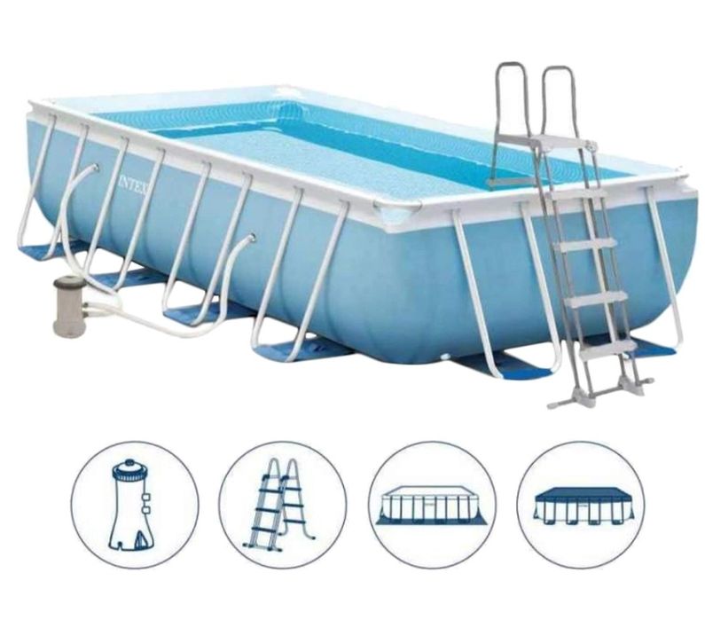 Каркасний басейн Intex 488 x 244 x 107 см