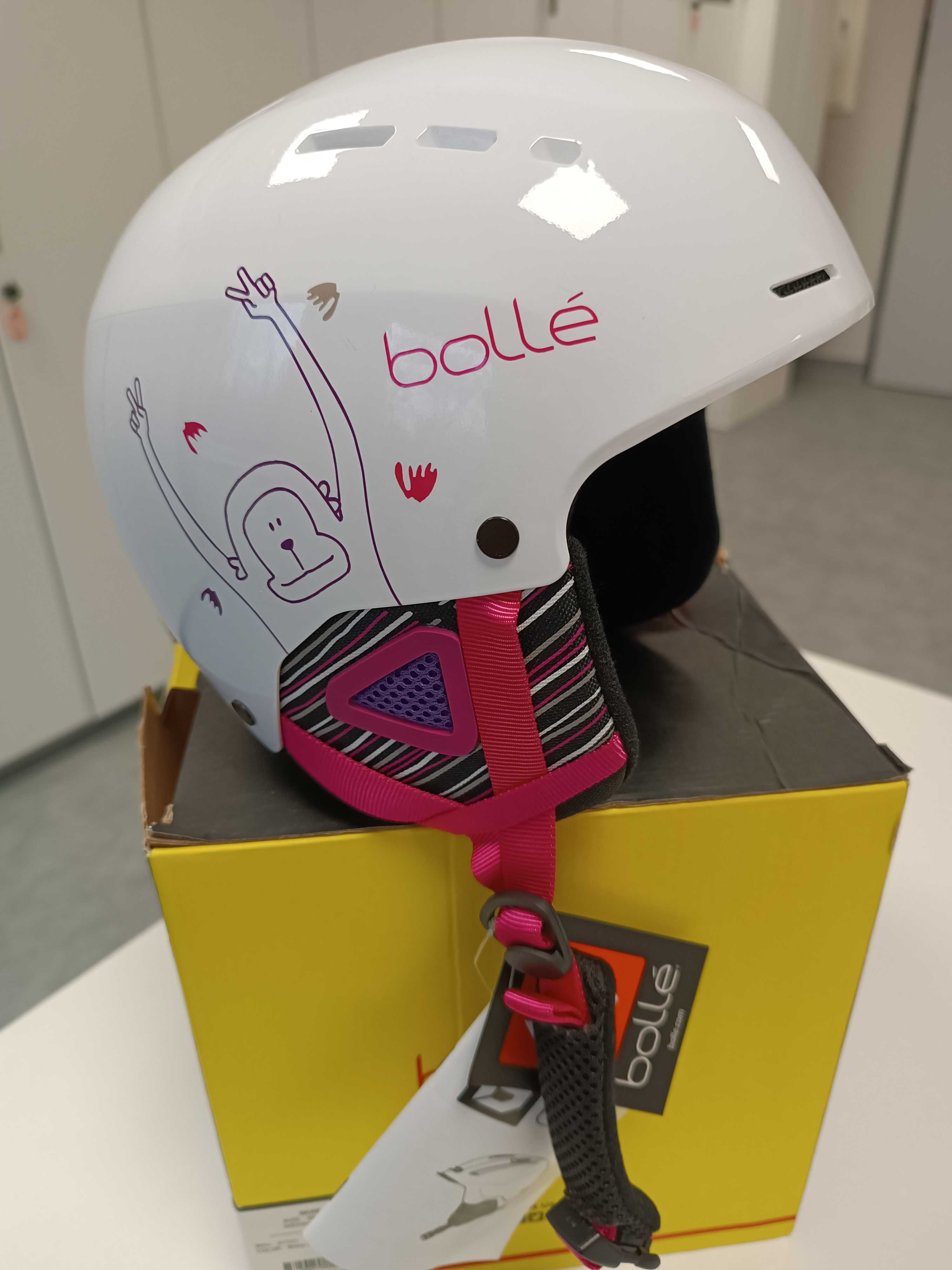 NOWY kask BOLLE narciarski dziewczęcy 50 % ceny jak HEAD POC Blizzard