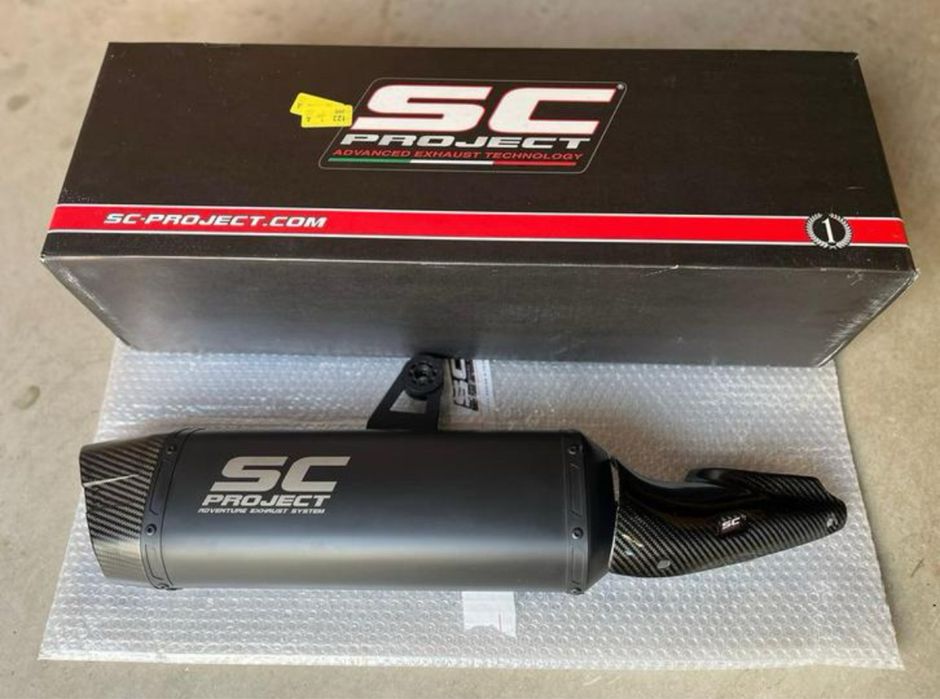 SC project carbon BMW R 1200/1250 GS прямоток вихлоп банка акрапович