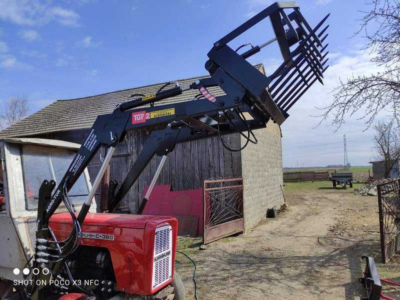 Ładowacz Tur 700kg Euroramka C330 C360 MF255 T25 Montaż Dostawa