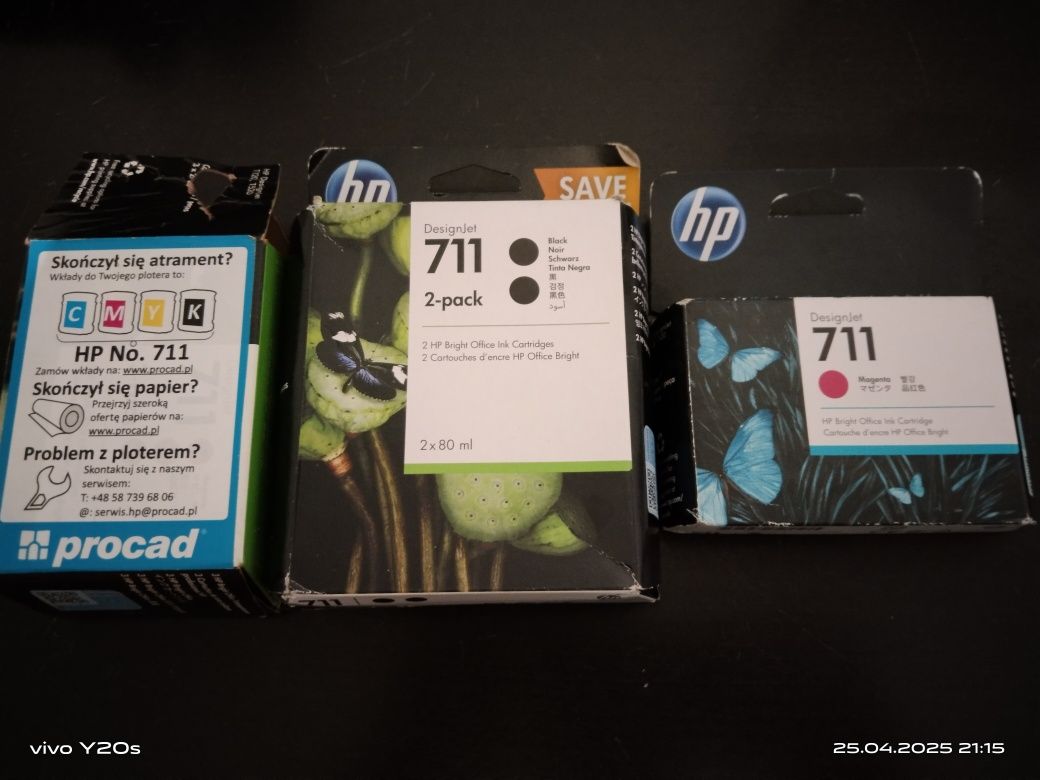 HP designjet T520 ploter drukarka A0 oraz tusze