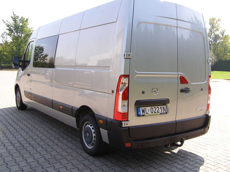 OPEL MOVANO 2,3 BiTurbo, L3H2, Brygadówka - 7 miejsc, salon PL