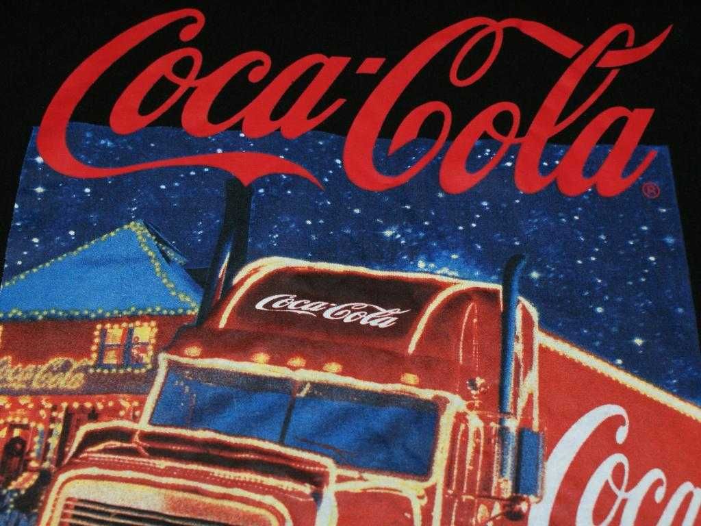Coca Cola świąteczna koszulka męska LONGSLEEVE S