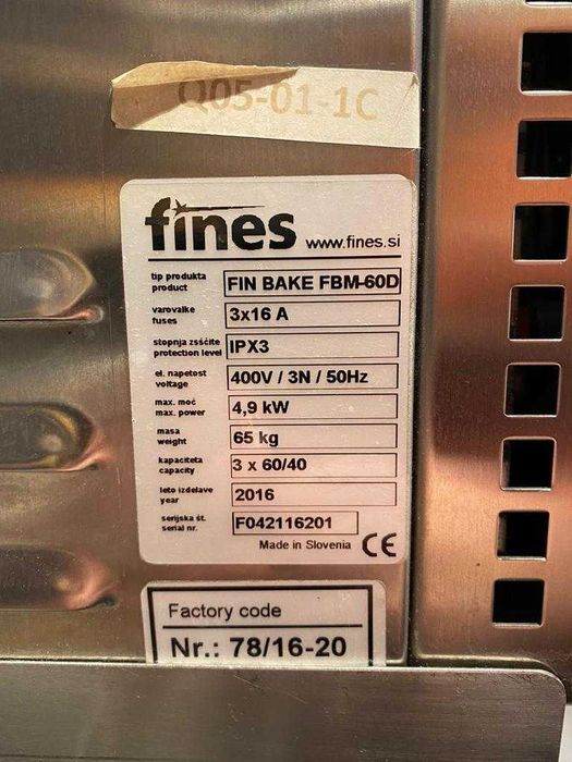Piec konwekcyjno-parowy FIN-BAKE