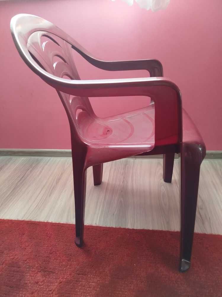 Krzesło plastikowe ogrodowe 4 szt.
