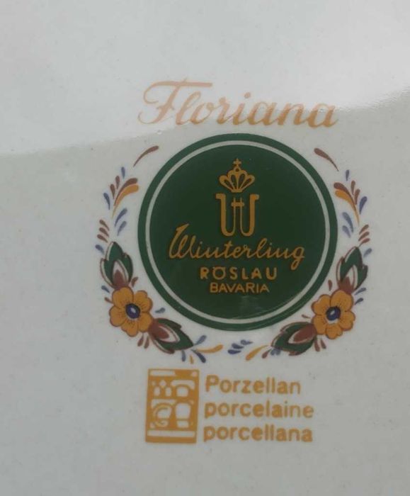 Talerze obiadowe, ceramiczne, Winterling