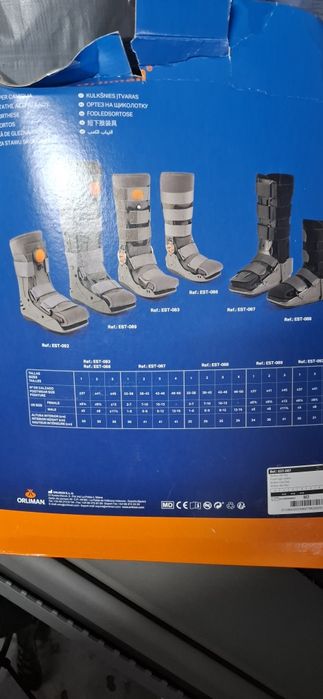 Bota Walker Fixa Longa Orliman EST-807