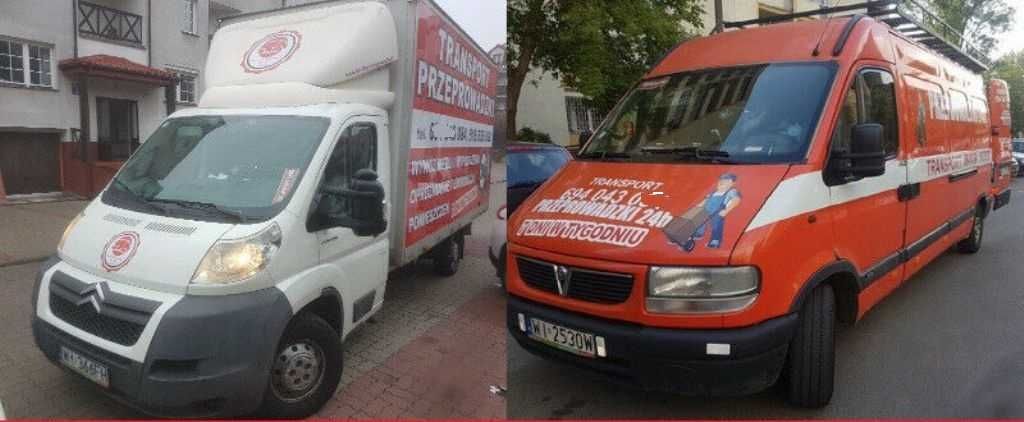 PRZEPROWADZKI TRAGARZE 24 wnosimy/znosimy meble AGD gabaryty TRANSPORT