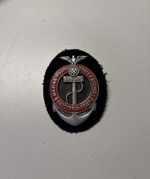 Odznaka SA Badge - Marine Standarte 2 Sachsen