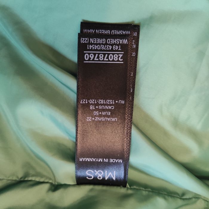 Пуховик M&S р. L-XL оверсайз куртка на пуху, пальто