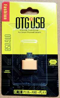 Переходник USB-mikro USB с функцией OTG, новый.