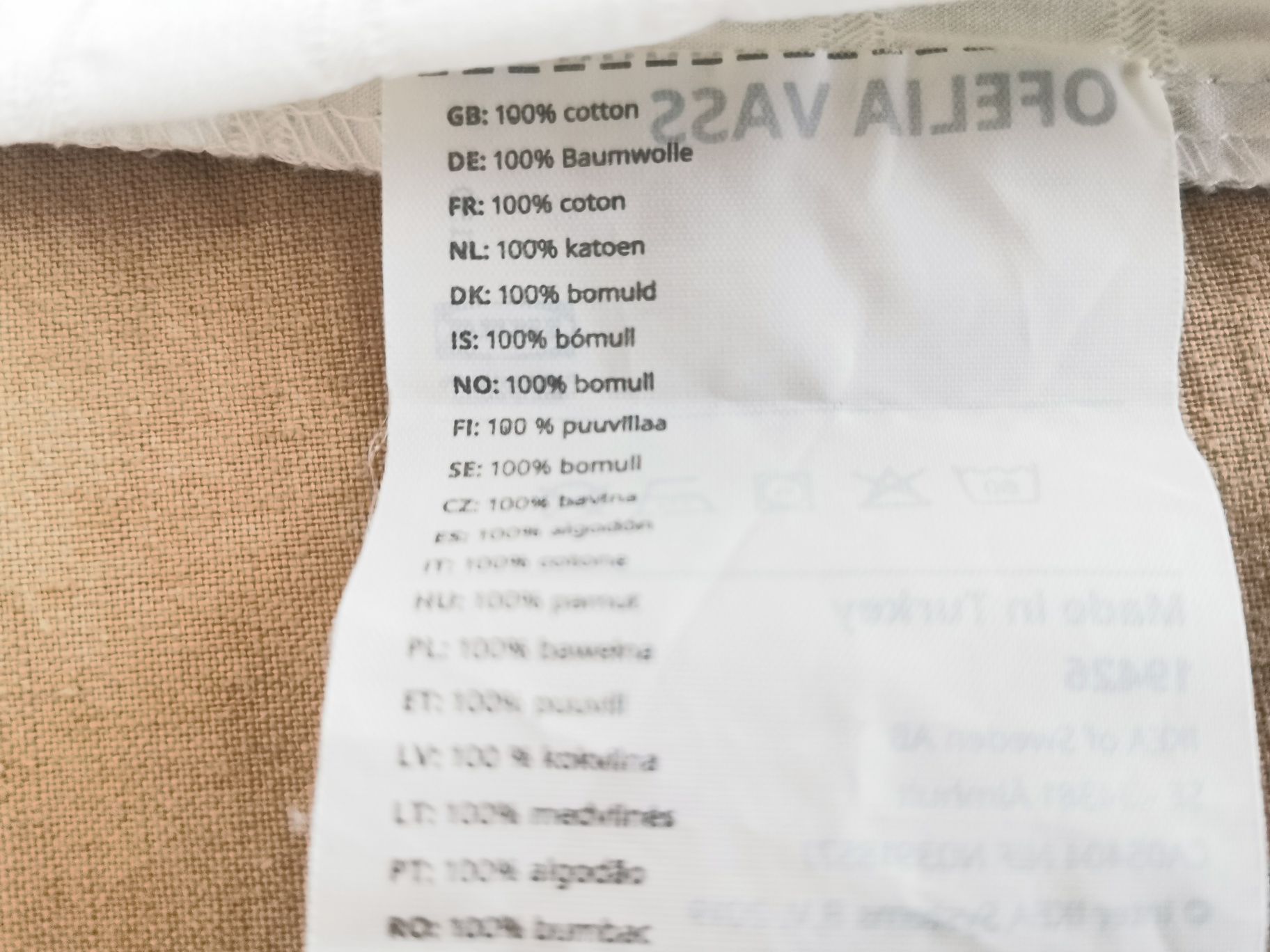 2 capas de edredão Ikea, 100% algodão