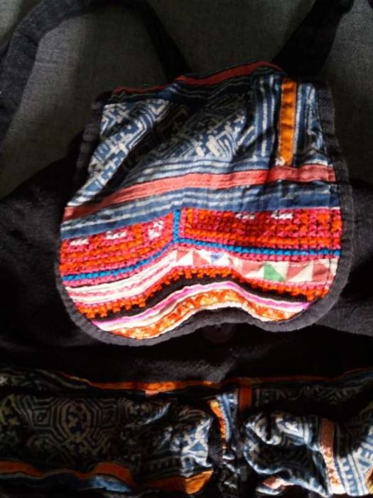 Mochila boho, hippie chic, em tecido