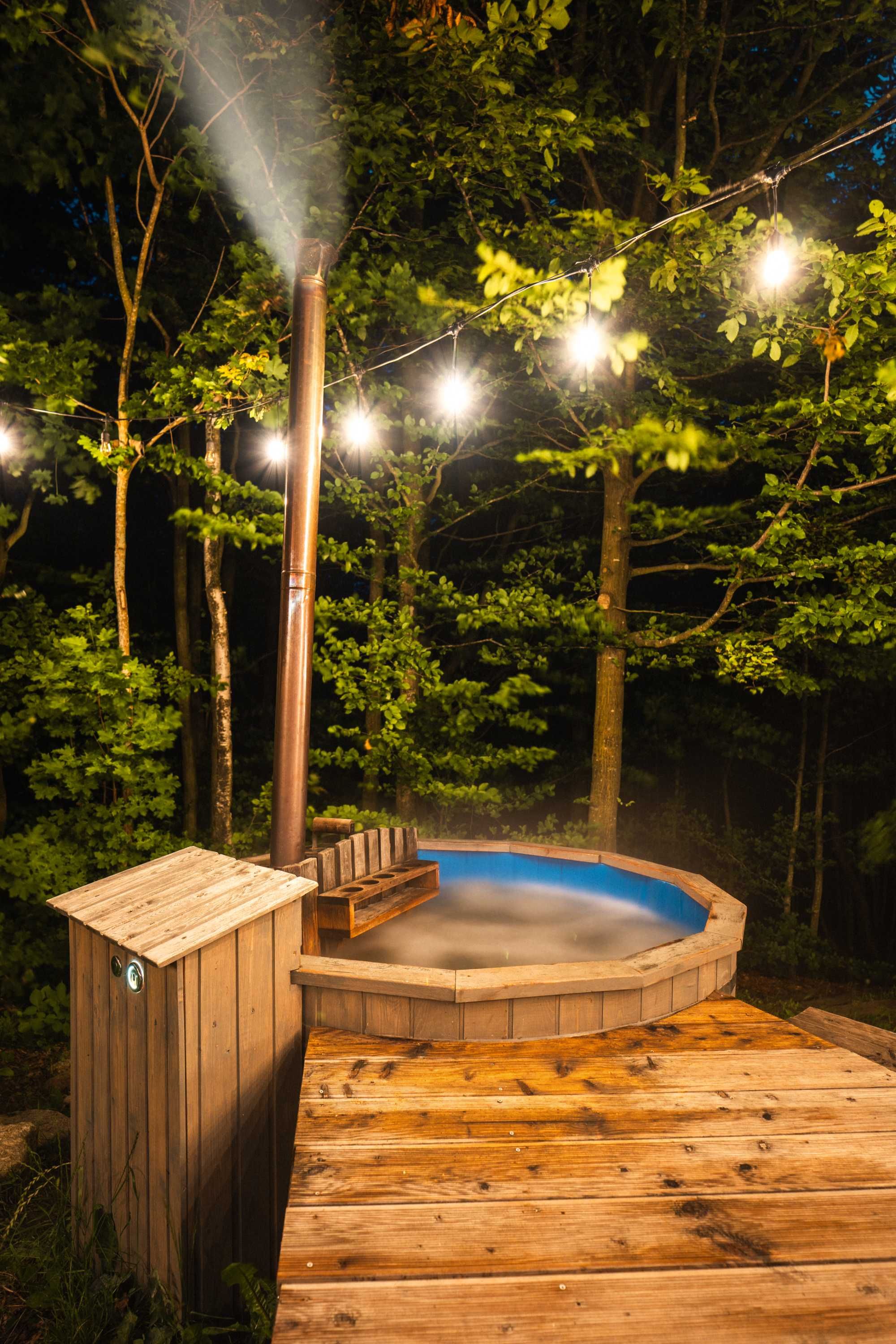 Kaszuby domek  nad jeziorem linia brzegowa sauna goraca bania
