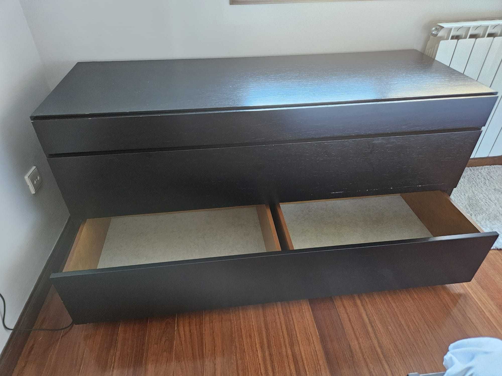 Cómoda de Quarto Preta