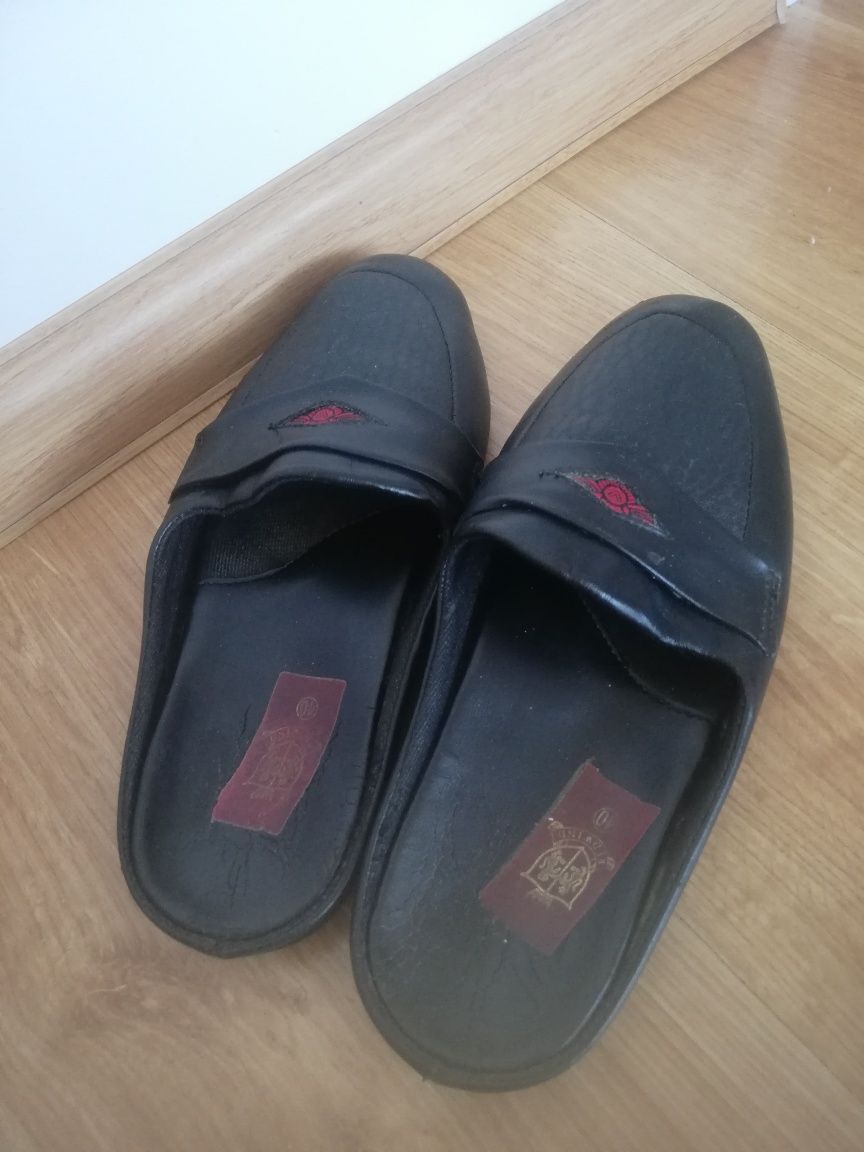 Pantofle kapcie męskie roz 40 PRL