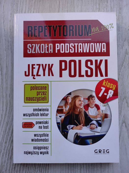Repetytorium z języka polskiego dla szkoły podstawowej GREG