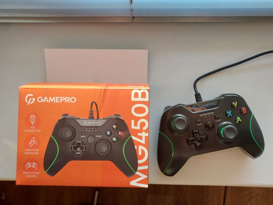 Геймпад-джойстик GamePro MG450B Black-Green