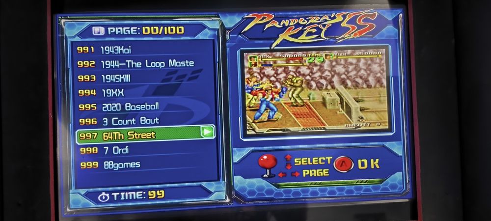 Máquina Arcade com 999 jogos