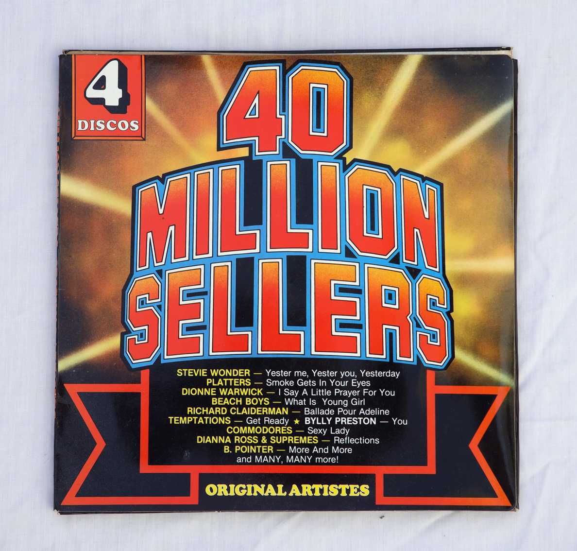 4 Discos Vinil LP 40 Million Selleres muito bom estado