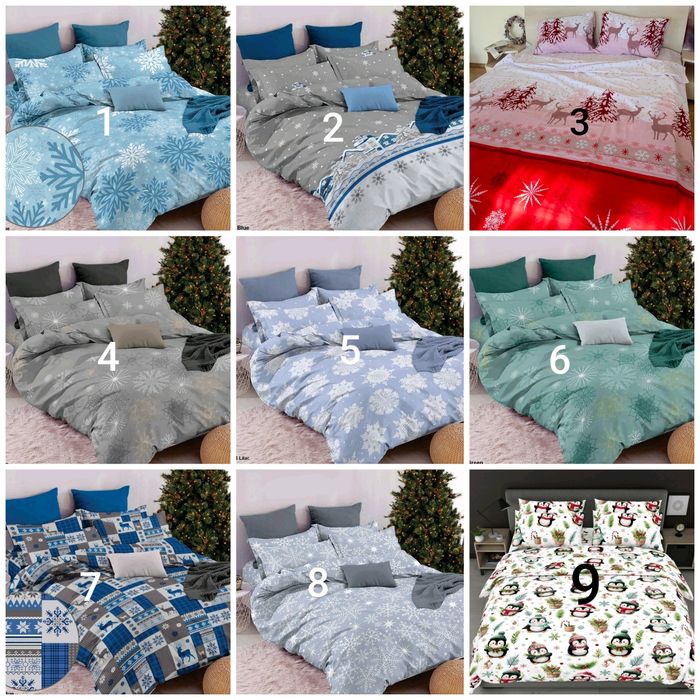 Новорічна постільна білизна бязь голд люкс, індив пошиття