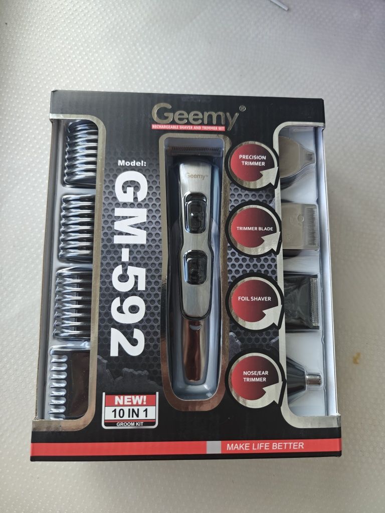 Профессиональная машинка для стрижки Gemei GM 592 10 в 1