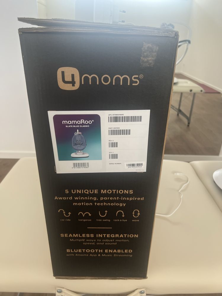 Espreguicadeira de embalar 5 modos