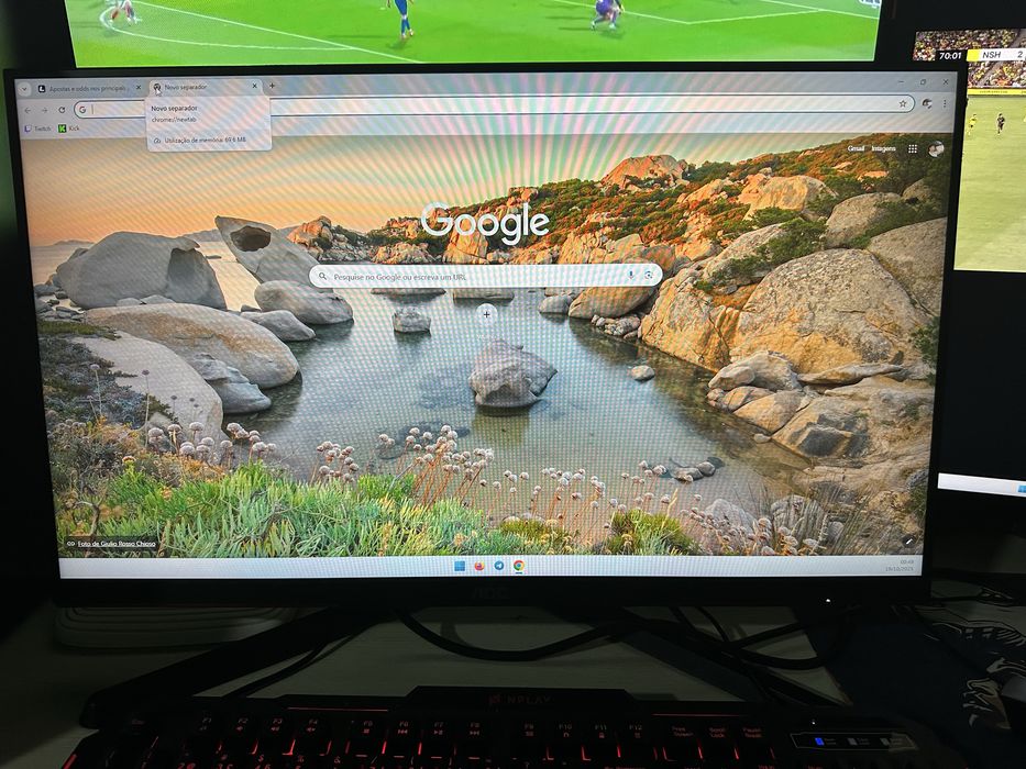 Conjunto 2 Monitores AOC 24