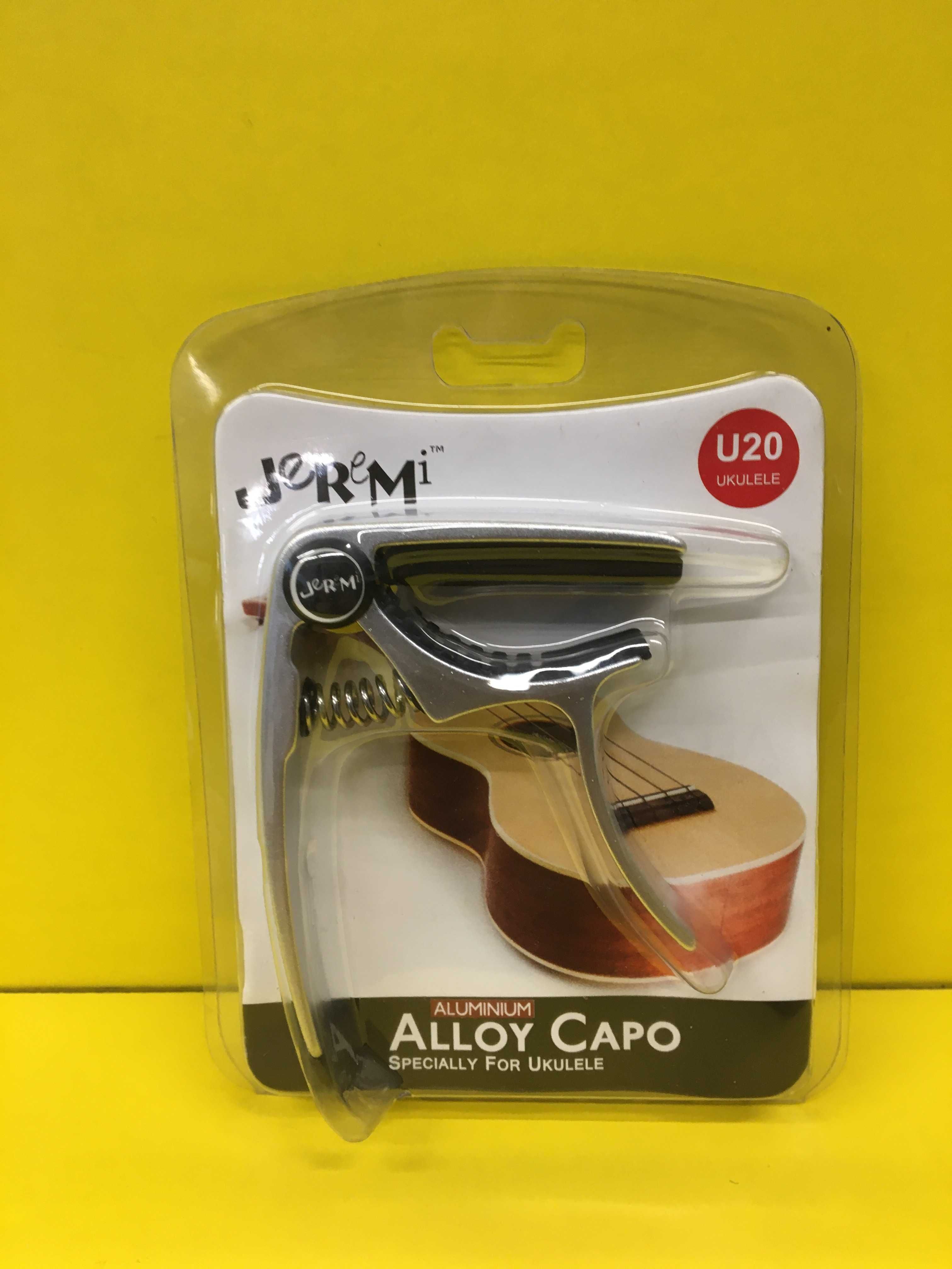 Kapodaster do ukulele  Jeremi U20 srebrny