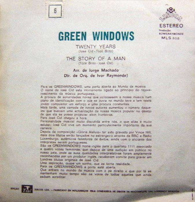 Vinyl, Single 45rpm - Green Windows