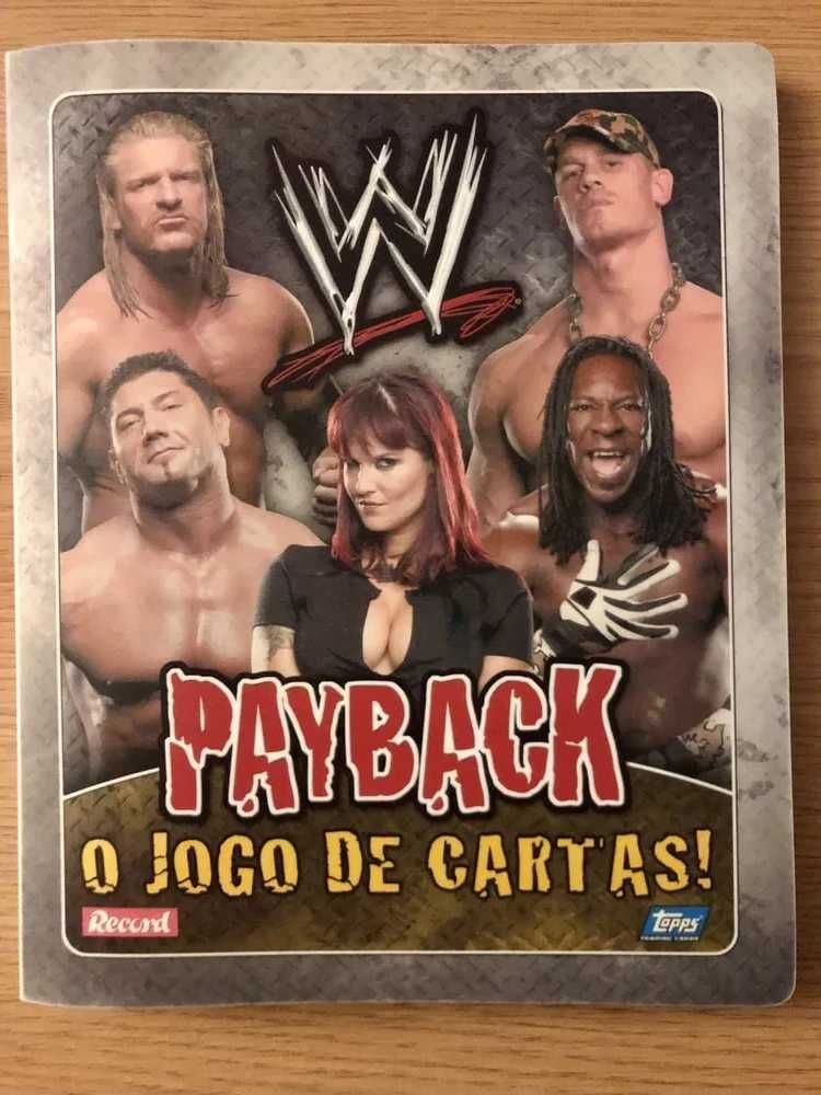 caderneta para cartas wwe payback