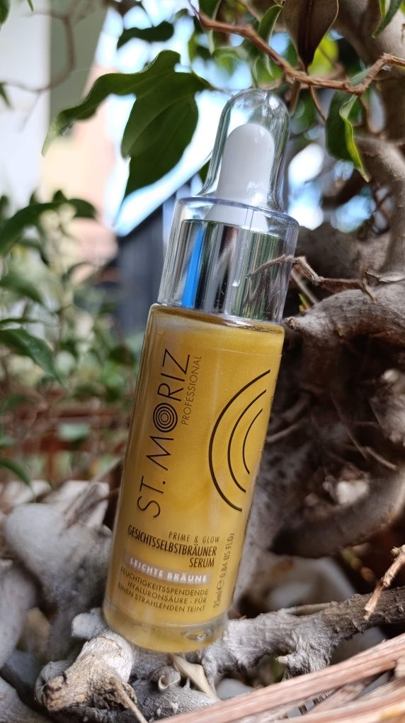 St.Moriz Prime Glow Serum samoopalające do twarzy i dekoltu hialuron