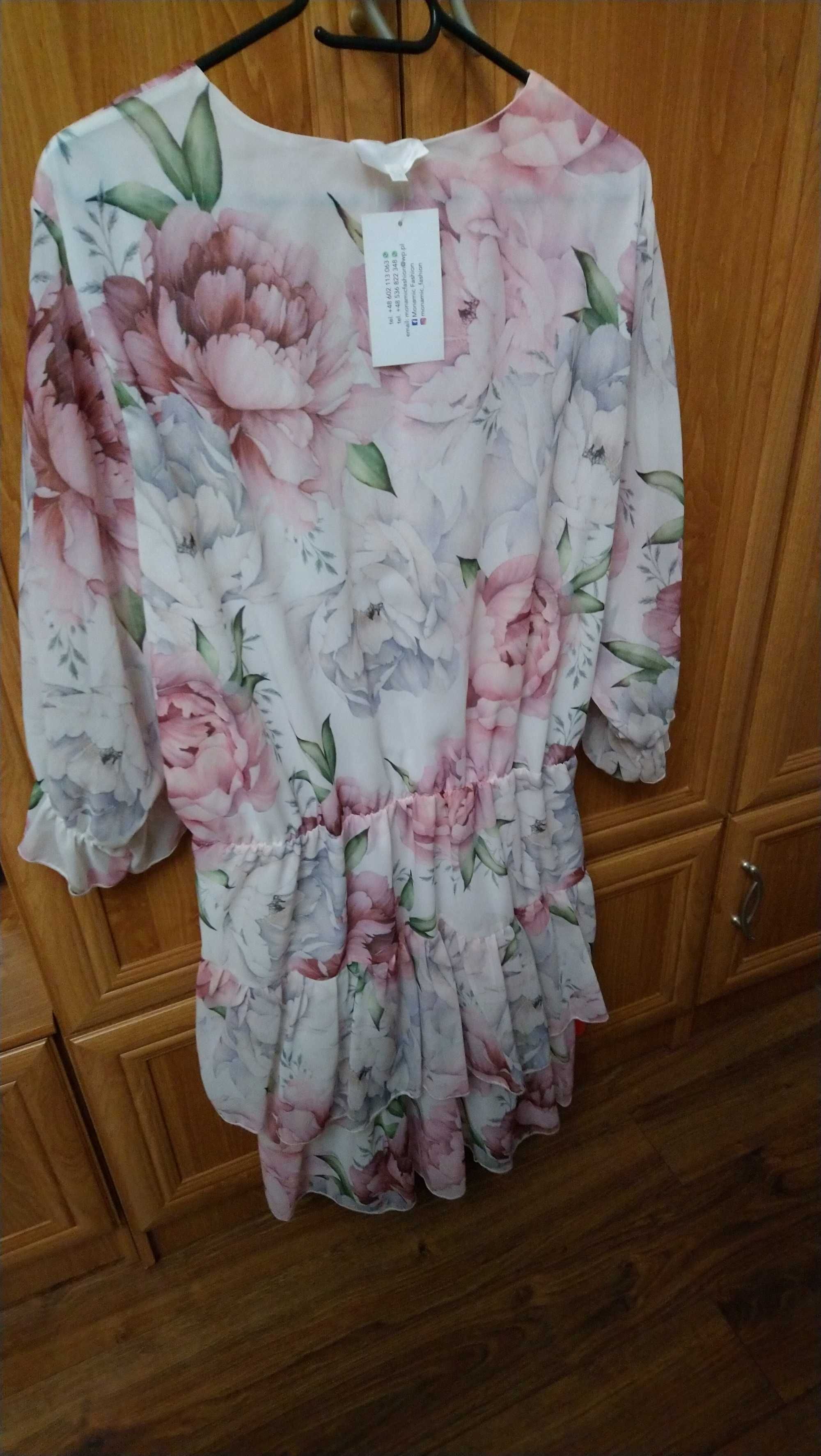 sukienka elegancka, nowa, r 52/54