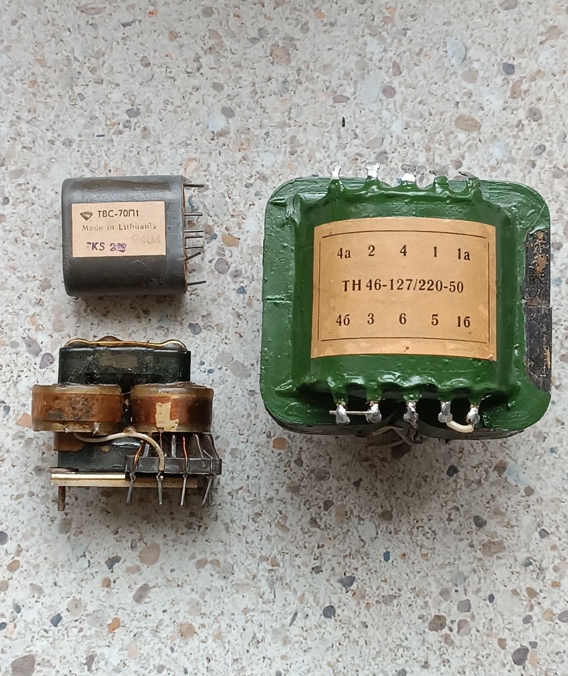 Трансформатор ТВС 70 П 1,  ТВС 70 П 3,  ТН 46-127/220-50