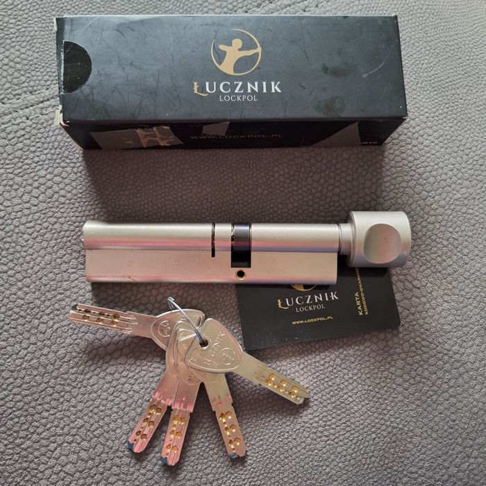 Wkładko-gałka MCM kl C Łucznik G50/80 nikiel z kartą