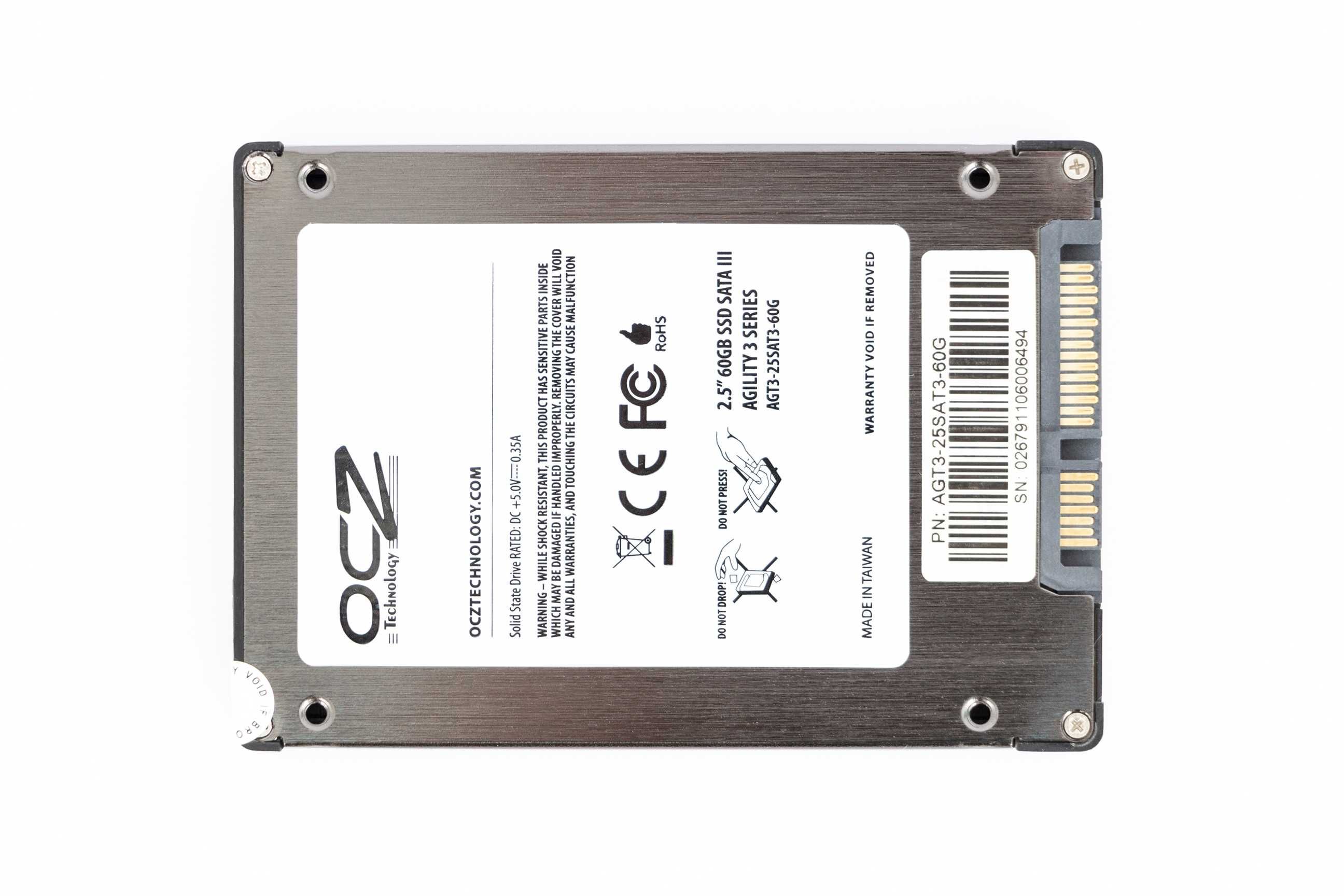 Накопитель SSD OCZ Agility 3 60GB 2.5" SATAIII MLC