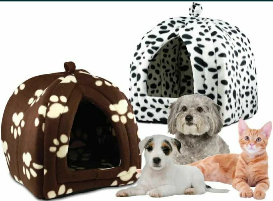 Мягкий флисовый домик Pet Hut для собак и кошек