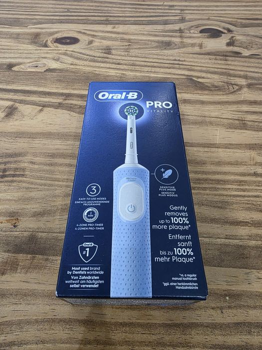 Nowa szczoteczka elektryczna Oral-B Pro Vitality błękitna