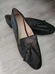 Baleriny mokasyny Zara czarne 39