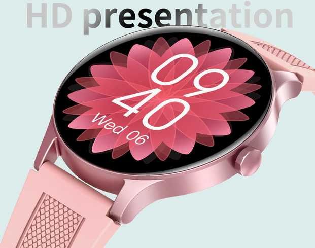Smartwatch sportowy damski różowy NY20