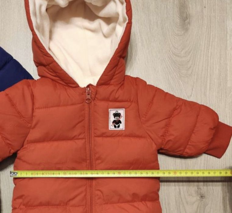 Kombinezon zimowy dziecięcy czerwony 0-3 miesiące