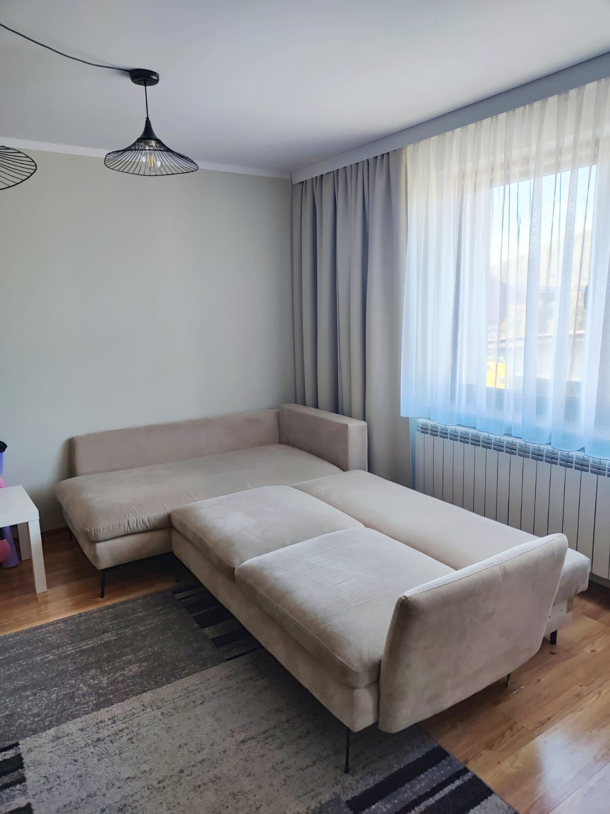 Narożnik z funkcją spania