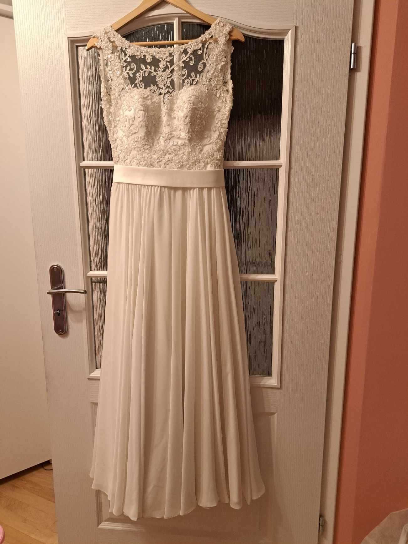 Suknia ślubna rozmiar S wzrost 160
