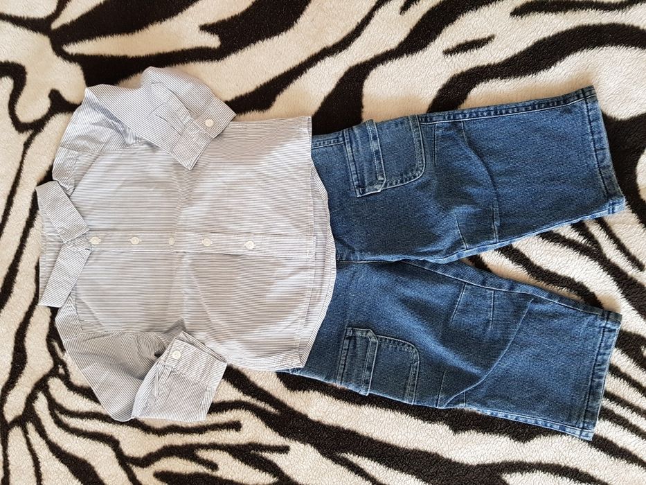 8 - częściowy komplet ubranek 9-12 m/ 80cm