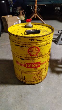Lata Óleo Shell X-100 antiga