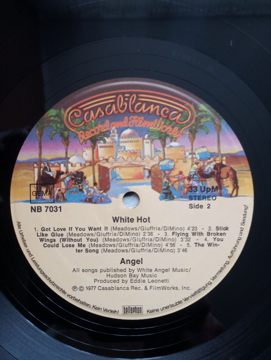 Angel-White Hot-LP-winyl,vinyl