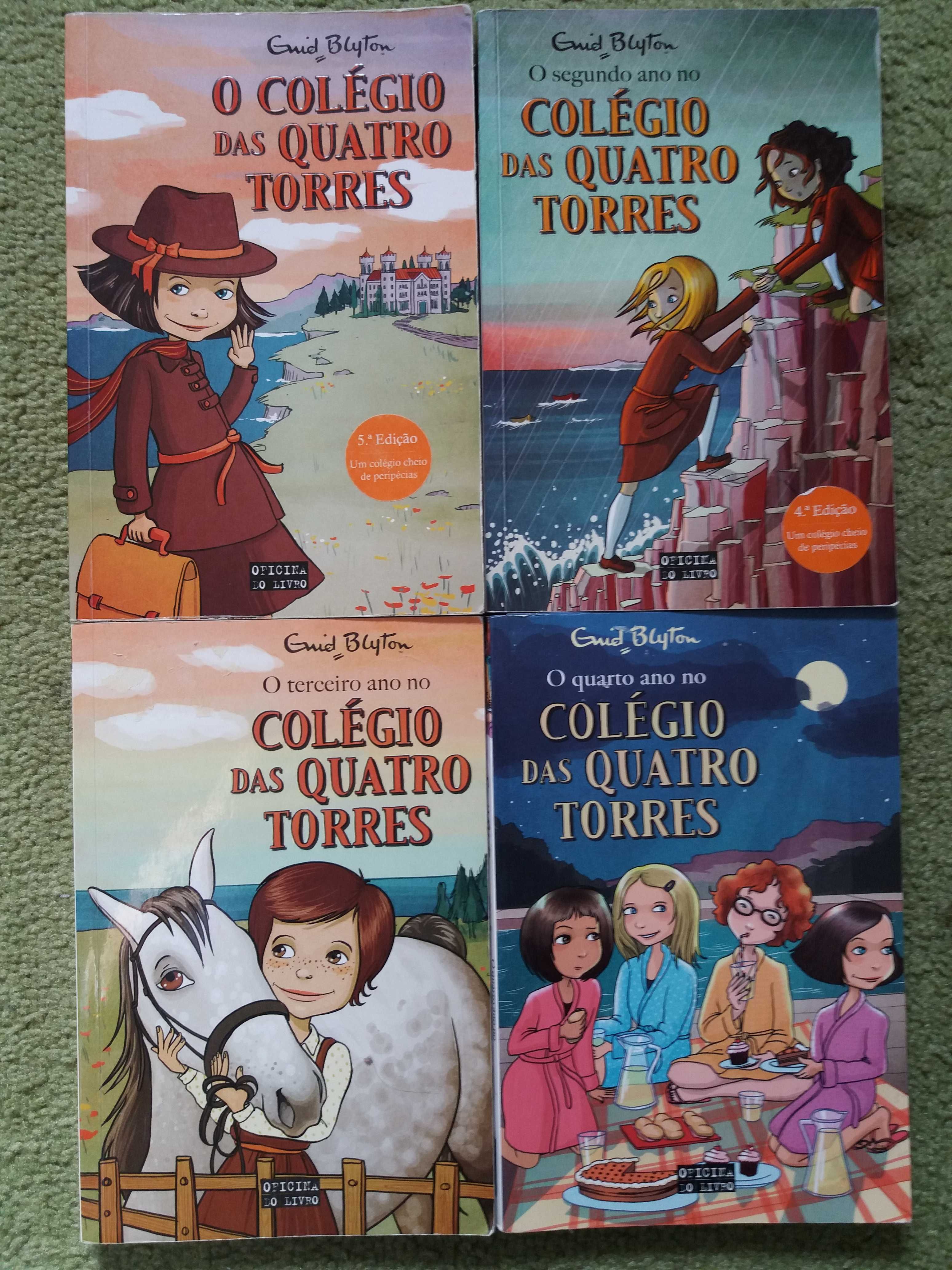 12 Livros da Coleção Colégio das Quatro Torres