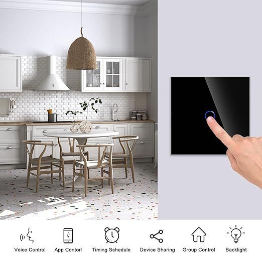 jimeida przełącznik światła smart touch VV