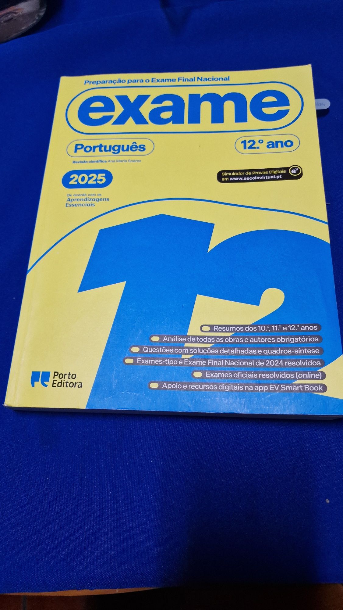 Preparação para o exame nacional 2025 da Porto editora